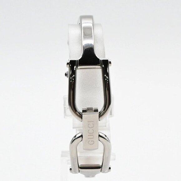 GUCCI 1500L 12 mm Quartz Bangle Bracelet Watch Stainless Steel Silver